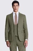 Slim Fit Sage Herringbone Jacket  image