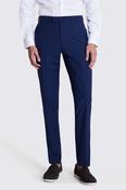 Tailored Fit Blue Performance Trousers   image