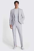 Slim Fit Light Grey Trousers