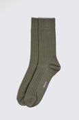 Sage Fine Ribbed Socks image