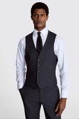 Regular Fit Charcoal Stretch Waistcoat