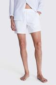 White Seersucker Swim Shorts image