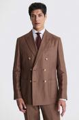 Italian Tailored Copper Herringbone Trousers image