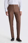Italian Tailored Copper Herringbone Trousers image