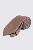 Italian Dusty Rose Silk Semi-Plain Tie image