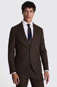 Slim Fit Brown Flannel Jacket  image