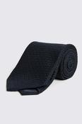 Italian Navy Grenadine Silk Tie image