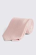 Italian Dusty Pink Grenadine Silk Tie image