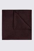 Italian Burgundy Grenadine Pocket Square image