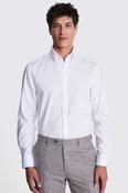 Tailored Fit White Button Down Oxford Cotton Shirt image
