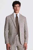 Tailored Fit Taupe Donegal Jacket  image