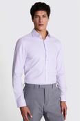 Slim Fit Lilac Dobby Stretch Shirt image