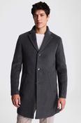 Charcoal Wool Cashmere Blend Overcoat image