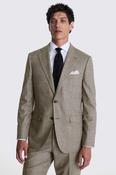 Italian Tailored Fit Brown Check Suit image