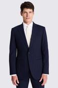 Tailored Fit Navy Stripe Performance Waistcoat
