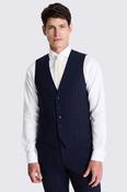 Tailored Fit Navy Stripe Performance Waistcoat image