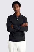 Dark Teal Merino-Blend Polo Shirt image