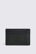Black Grained Leather Cardholder