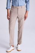 Oatmeal Wool Flannel Trousers