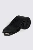 Black Wedding Paisley Silk Tie