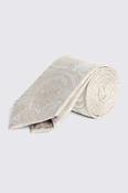 Champagne Wedding Paisley Silk Tie image
