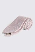 Dusty Pink Wedding Paisley Silk Tie image