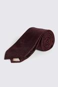 Burgundy Wedding Paisley Silk Tie image