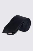 Navy Silk Semi Plain Tie image