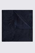 Navy Wedding Paisley Pocket Square image