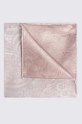 Dusty Pink Wedding Paisley Pocket Square image