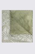 Sage Wedding Paisley Pocket Square image