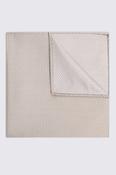 Champagne Silk Semi-Plain Pocket Square