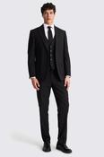 Regular Fit Black Stretch Suit image