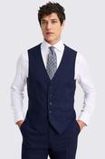 Italian Tailored Fit Bright Blue Waistcoat image