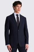 Italian Tailored Fit Navy Hopsack Suit image