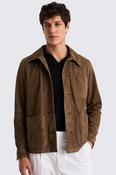 Taupe Suede Shacket image