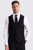 Tailored Fit Black Stretch Waistcoat image