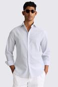 Blue Bengal Cotton Linen Stripe Shirt image