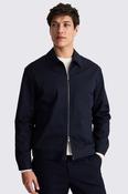 Navy Cotton Harrington Jacket  image