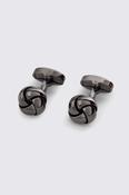 Gunmetal Knot Cufflinks image