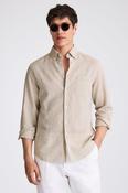 Neutral Lightweight Linen Shirt image