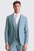 Slim Fit Teal Marl Suit image