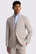Tailored Fit Oatmeal Seersucker Jacket image