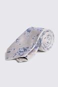 Blue Floral Silk Tie image