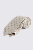 Italian Light Brown Medallion Tie image