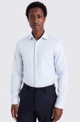Slim Fit Light Blue Twill Stretch Shirt image