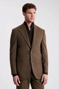 Relaxed Fit Chestnut Flannel Trousers image