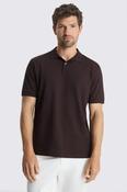 Chocolate Cotton Piqué Polo Shirt image
