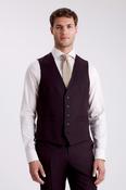 Tailored Fit Grape Performance Waistcoat image