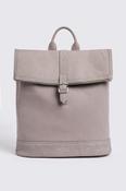 Taupe Canvas &amp; Suede Backpack image